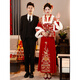 
Xiuhe Family Embroidery and Clothing New Chinese Horse-Missing Skirt Bride Engagement Wedding 2025 New Improved National Style Wedding Dress 57 N-558 Lower Skirt M J_(One Size)