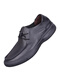 GY Jinlilai genuine leather men's shoes for spring and autumn, first layer cowhide round toe lace-up genuine leather shoes for men's soft face soft sole casual shoes black 9912 42