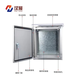 Hanzhan HZ-2F453 201 stainless steel distribution box pole box lighting box electrical box cabinet power box 400*500*300