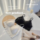 hiui Qingsang Clothing French Lace Comfortable Beautiful Back Stainless Chest Fixed Coaster Slinging Breathable Underwear Women-12593 White M [Recommended 90-110Jin [Jin equals 0.5 kg]]