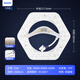 Philips (PHILIPS) ceiling lamp wick LED lamp panel lamp panel modification module wick 25W three-tone dimming diameter 217.5mm
