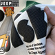 Jeep Spirit großer Größe von Männern kurzärmelig T-Shirt Hong Kong Style Gedruckte Baumwoll-T-Shirt 200 Jin [Jin ist gleich 0,5 kg] Erhöhung und Fett weiß 12 JSW9901 XL empfohlen 124-140 Jin [Jin gleich 0,5 kg]