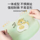 Bow's children's bib for eating 6 months and above 3D three-dimensional saliva pocket waterproof, oil-proof and splash-proof bib cover-Green Bear