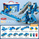 Onevan Boy Magnetic Spleißen Kinderspielzeug Puzzle Versammlung Deformation Engineering Car Boy King Kong Roboter 3 Jahre alt 6 Geschenke Militärsee, Land und Luft (20 Stücke Set) Lieferbox Lieferbox