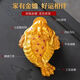 Qingtianwenyue creative tea pet ornaments to attract wealth, color-changing golden toad, three-legged color-changing tea set, tea table, tea tray, tea ceremony accessories, tea toy, solid, solid large golden toad (turns golden, about 13cm long)