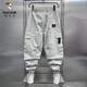 Padrones de trabajo informales de madera de margen de leñera (Tucano) Pantalones de trabajo casuales de secado rápido para hombres para hombres sueltos Funcionales al aire libre de nueve puntos Pussy Harem Pantalones negros M 100-115Jin [Jin equivale a 0.5 kg]