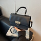 
New retro solid color small square bag fashionable simple texture large capacity trendy best friend crossbody bag khaki
