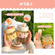 Tiannan brothers water cup glass straw cup female high-looking cute portable fairy cup creative double drinking cup casual cup