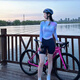 Perfect Dopamine Rainbow Cycling Suit for Women 2025 New Summer Road Cycling Sunscreen Breathable Long-Sleeved Top for Men Rainbow Dopamine Cycling Suit (Thin) M One Size