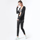 Camel (CAMEL) yoga suit for women's fitness sportswear five-piece set A7S1UL8135 black L