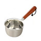 Stainless steel oil pouring pot milk pot thickened household commercial hot oil small pot baking Japanese oil pouring pot mini pot oil pouring pot 300 ml length 19cm