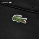 LACOSTE crocodile français hommes et femmes même style 25 automne et hiver nouvelle mode sweat-shirt à demi-zip | SH2735 031/noir M