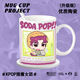 Hawonde Kpop Witch Hunting Group peripheral ceramic cup saja boys mug drinking water cup summer student coffee cup T9901 Zoyi [single mug]