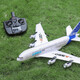 Dwi遥控飞机航模泡沫固定翼儿童空客a380滑翔机小学生玩具男孩无人机 炫酷灯光+操控版2通道塞斯纳战 官方标配