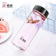 HEENOOR glass cup women's single layer flower tea cup with lid fresh and cute portable water cup 6170 6171 6172 6172 Single layer orange with anti-counterfeiting code 360ml 0 pieces