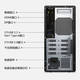 戴尔（DELL） 成就Vostro/灵越 3030S/3030T 12代酷睿家用办公电脑游戏网课学习商用主机整机全套 定制版 3030T大机箱+23.8英寸显示器 i3-12100 8G 2T+256