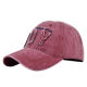Junge Junge grenzüberschreiterer Junge bestickter Baseballmütze Wäsche dreidimensional gestickte Baseballkappe Retro Hut Sonnenhut Frauenhut 11301-1 Schwarz einstellbar