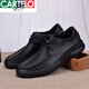 Katile crocodile clair luxe en cuir monocouche chaussures en cuir respirant en cuir à face doux chaussures en cuir décontractées pour hommes véritables couches en cuir vache de vache de grande taille