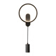 SANXIONG AURORA MUR LEAU LATTRE CORRIDE MUR CORRIDE ENTRÉE ENTRANCE SOIX LETURE MUR MUR NORDIQUE CONTRÔLE VOIX SMART LIGHTE YS854 COPPER 20CM TROIS COLL