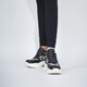Iijin 2024 Nuevo 9.5 cm de espesor Sole Moda de moda casual Helpes empalmados zapatos de papá casuales Mujeres Yf677rah Black 34
