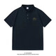 Yaba 2025 new summer trendy brand POLO shirt men's short-sleeved American retro casual versatile men's lapel shirt gray PL1049 M