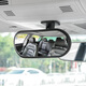 Qianfu Automobile Sun Visor Retalla de visión FIJA MOTROR REVERSE ASISTENTE ASISTIDO ASISTIDO ASISTENCIA Curvado Mirador de observación de bebé DM-153 [Modelo de pasta] Mirror de visualización trasera