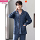 
Modal pajamas for men's spring and autumn pure cotton long sleeve autumn 2025 new men's autumn and winter thin men's autumn and autumn home clothing 13077 carbon ash XL (175): Suitable for 140-160Jin [Jin equals 0.5 kg] wear