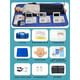 CPR Full Half Body Carthes Compression Premier Aid Training Fake Human Artificial Respiration Teaching Mode