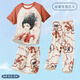 Modal Girls Air Conditioning Suit 2025 New Children's Pajamas Nezha Ao Bing Boys Summer Home Clothing Ice Silk ST12350 Nazha Ao Bing [Cool Modal] 110 cm/8 size [Height 100-110cm]