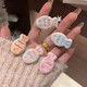Girly cream candy color cute snapper fish hairpin sweet ins bangs cartoon clip day headdress small fish hairpin 5 pieces