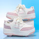 Yitu (Yitu) 2025 Neue Allrad-Rampage-Schuhe für Mädchen Radschuhe für Kinder Skating Roller Skating-Schuhe für Rollkinder Sportschuhe für Mädchen 9928 Pink Regular Style 29