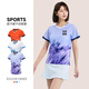 Nuevo uniforme de voleibol del equipo de voleibol de Aiqisen personalizado para hombres y mujeres voleibol femenino profesional de voleibol sportswear de la competencia corporativa impresión Número de impresión de mujeres-719 Naranja blanca (solo tamaño de las mujeres)