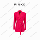 PINKO Women's Mid-Length Lace-up Blazer Official Flagship Authentic 99 One Size 40