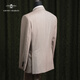 GIEVES CHARLES Zhuoya series new product Nuoyoupanya imported Italian wool fabric coffee color haute couture suit for men Twilight Poetry 46