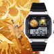 
Sky Light Escape Characters Anime Customized Watch Two-dimensional Smart Small Square Electronic Watch Men and Women's Model Students [Fashion Silver-Electronic Watch] z3882 Light Escape Super Value Gift Pack (Extra Long Battery + Gift Box Packaging)