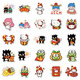 
50 hand-painted Sanrio New Year stickers cartoon Yugui Dog KT cat mobile phone computer waterproof glue-drop stickers 50 hand-painted Sanrio New Year style-1049