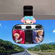 Litian baby observation mirror in car cute cartoon Kulomi car seat rearview mirror reverse blind spot ultra-clear auxiliary mirror black party black library baby observation mirror