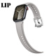 Anwendbar für Apple Watch Armband Ultra/S1098iWatch -Gurt Fluoroelastische Sportgurt Männer grau 42/44/45/49mm