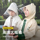 Mu Meng children's raincoat with school bag seat waterproof and breathable baby thickened raincoat boys and girls go to school outdoor fashion poncho Mokami XL [Suggested height 110-120cm]