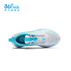 361 Chaussures pour enfants pour garçons et filles Sports Chaussures de course pour 2024 Été Nouveaux chaussures d'enfants de milieu à la place à 361 degrés blanc / bleu ciel / mangue Golden jaune 37