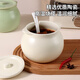 Baijie ceramic lard tank high temperature resistant food grade meat oil tank oil storage tank seasoning tank salt tank chili oil tank 1400ml