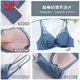 猫人（MiiOW）调整型内衣女小胸聚拢无钢圈薄款美背收副乳上托文胸罩套装 蓝灰(单件) 70A 32