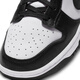 Nike (Nike) Dunk Low's Men's Retro Board Chaussures Rubber Sole Low Top Light Amortification DD1391 100 Blanc / Noir / Blanc 40.5