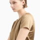 Armani (Armani) Summer NUEVA MULLERA MULBRERS Seda corta Top de camiseta [Mulberry Silk Fit Edition] Champagne Color-U6190 S 38