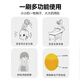 Doo Coconut baby hair wash brush silicone baby hair shampooing artifact baby bath brush shower shampoo cleaning massage comb 3 packs