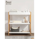Boori solid wood multi-functional diaper table newborn baby care table storage table bath touch diapers GB solid wood care table