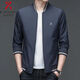 Jinba Men's Clothing Brand New Jacket Men's Jacket Top Spring and Autumn Style Versatile Business Casual Jacket Black M170/88A Navy Blue M (170) 88A