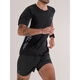 始祖鸟（ARC'TERYX）男士NorvanDownwordLogo吸湿短袖T恤X97207735官方正品 跃动橙Verve X9720 S