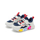Snoopy Snoopy Kinderschuhe Kinder Kleinkinder Mode farbenfrohe leuchtende Schuhe Männer und Mädchen beleuchten Schuhe 3879 Weiße Deep Navy Blue 28