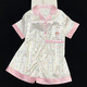 Pajamas de soie de glace zipjbx pour femmes pour les shorts à manches courtes à manches courtes à manches courtes pour l'usure en plein air. Haute qualité - Ensemble de LW9214 [shorts à manches courtes] M [Recommandé 80-100jin [Jin est égal à 0,5 kg]]]